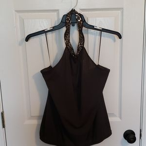 Express Choker Halter Top